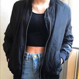 ♠️Ambiance Silk Bomber Jacket♠️